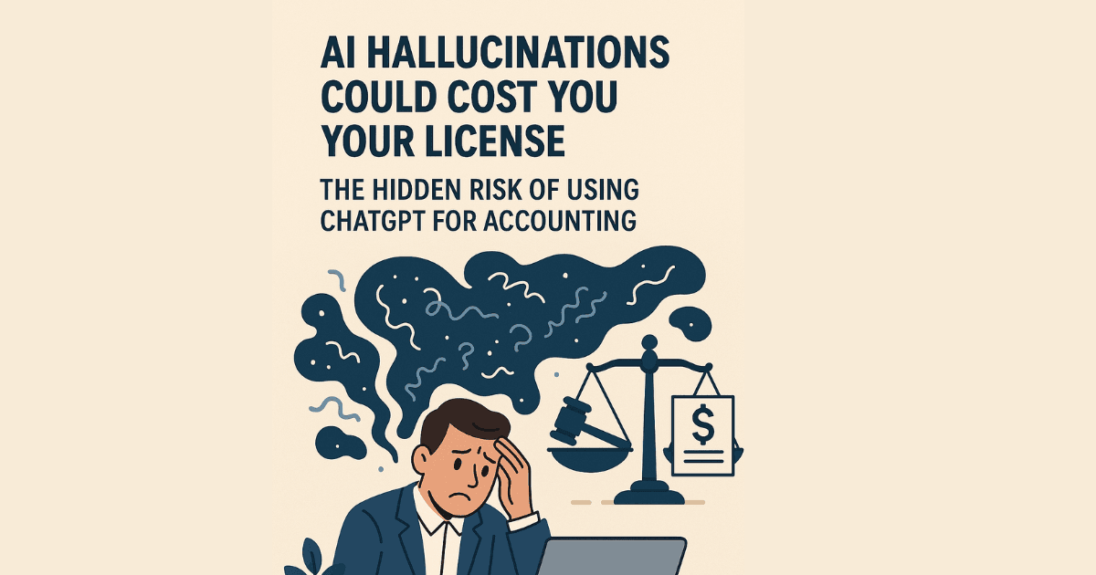 AI Hallucinations Could Cost You Your License: The Hidden Risk of Using ChatGPT for Accounting